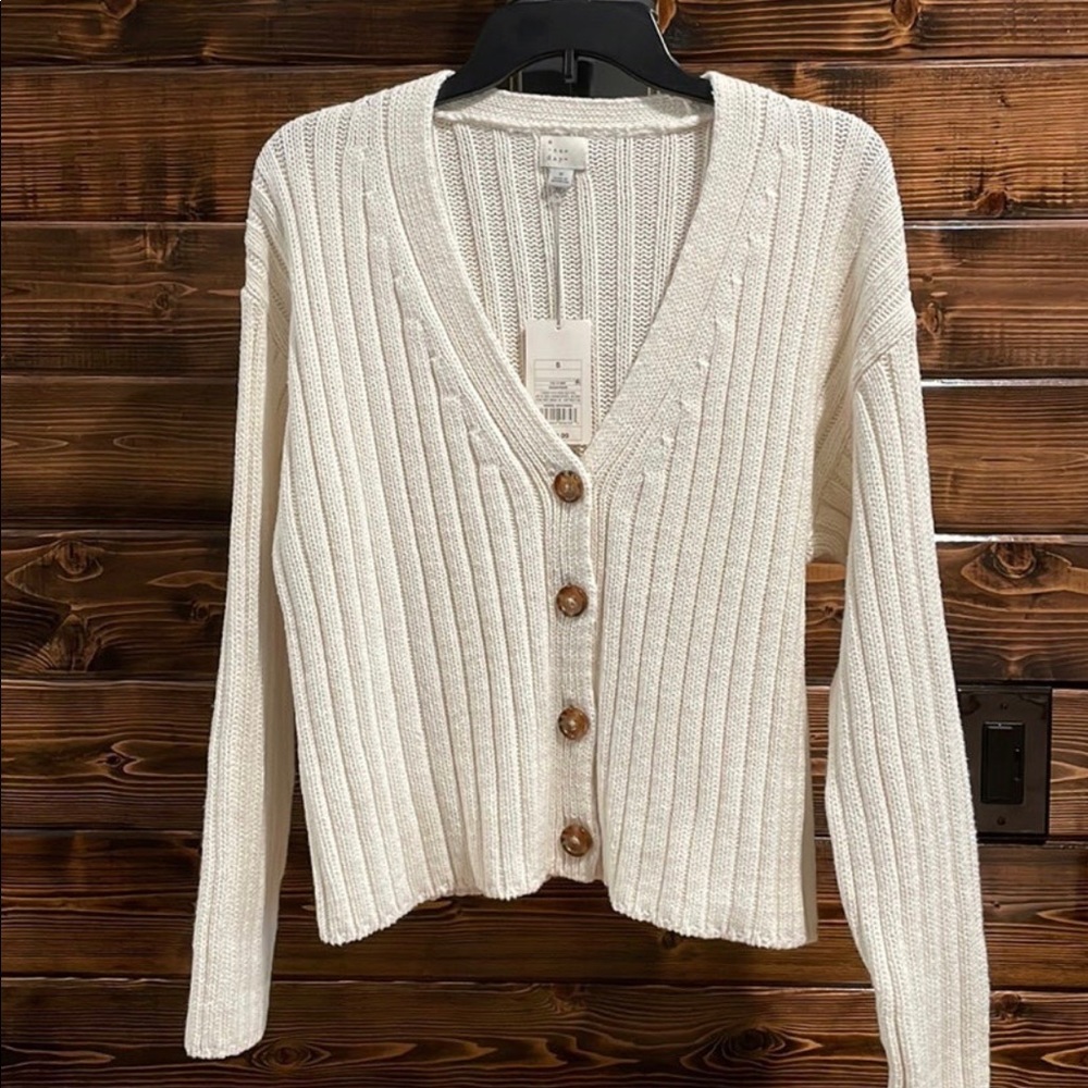 Cream cardigan